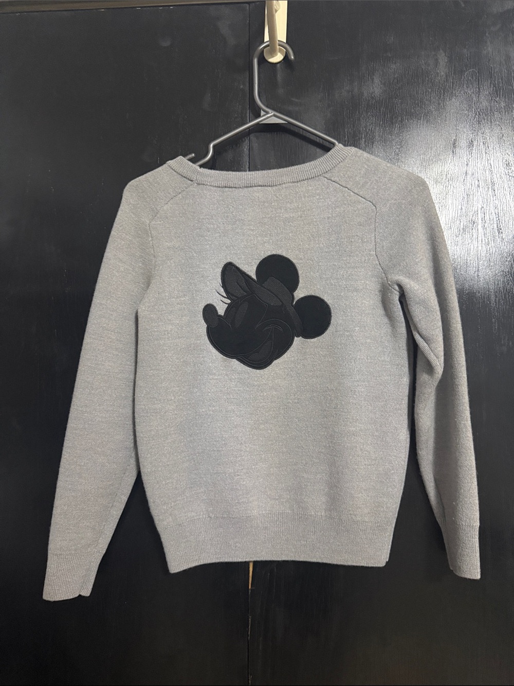 Disney x Lacoste Gray Mickey Mouse Crewneck Sweater - Picture 2 of 2
